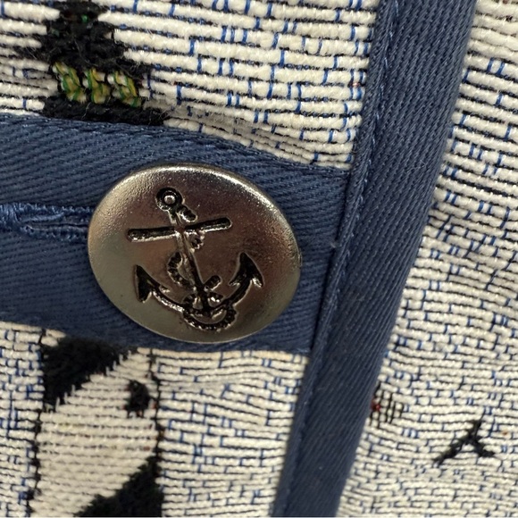 NWOT Blair Lighthouse Tapestry Chore Coat XL Sailboat Jacket Pockets Shacket Vtg - Picture 6 of 9